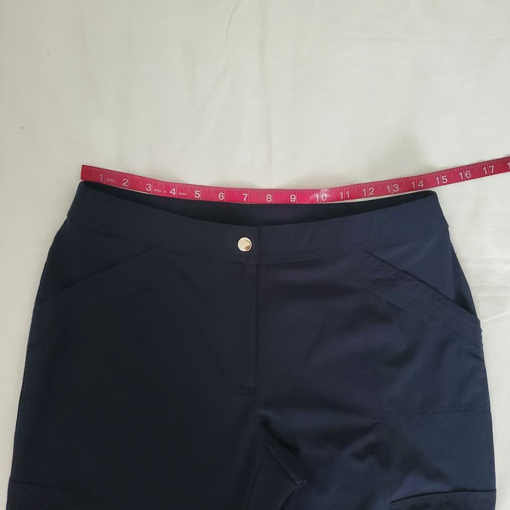 Zenergy By Chicos Women's Neema Zippered Side Pocket Cargo Pants Size 0/ US-4 - Picture 13 of 16